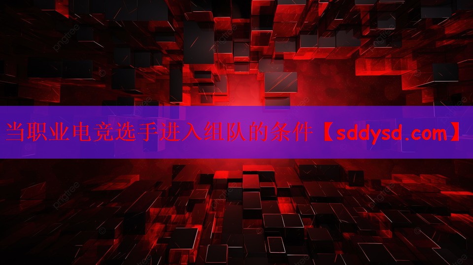 当职业电竞选手进入组队的条件