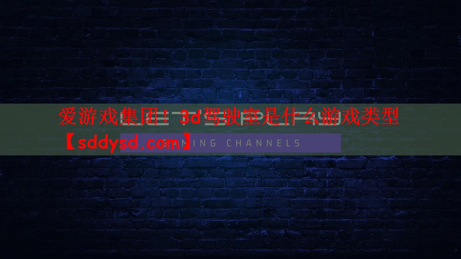 3d驾驶室是什么游戏类型
