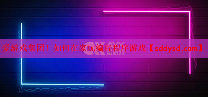 如何在家玩编程程序游戏