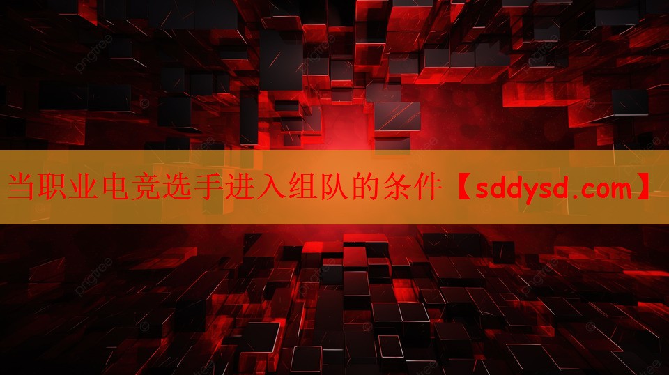 当职业电竞选手进入组队的条件